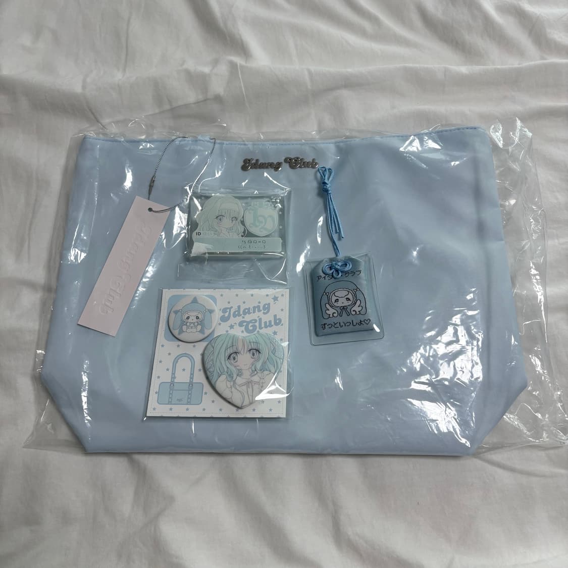 아이당클럽 사쿠라 토트 백 가방 + 뱃지 + 오마모리 아이당 상품이미지1