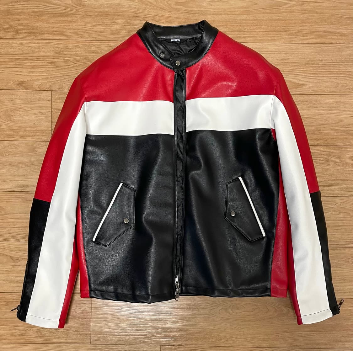 바이커 레더자켓(L) 상품이미지1