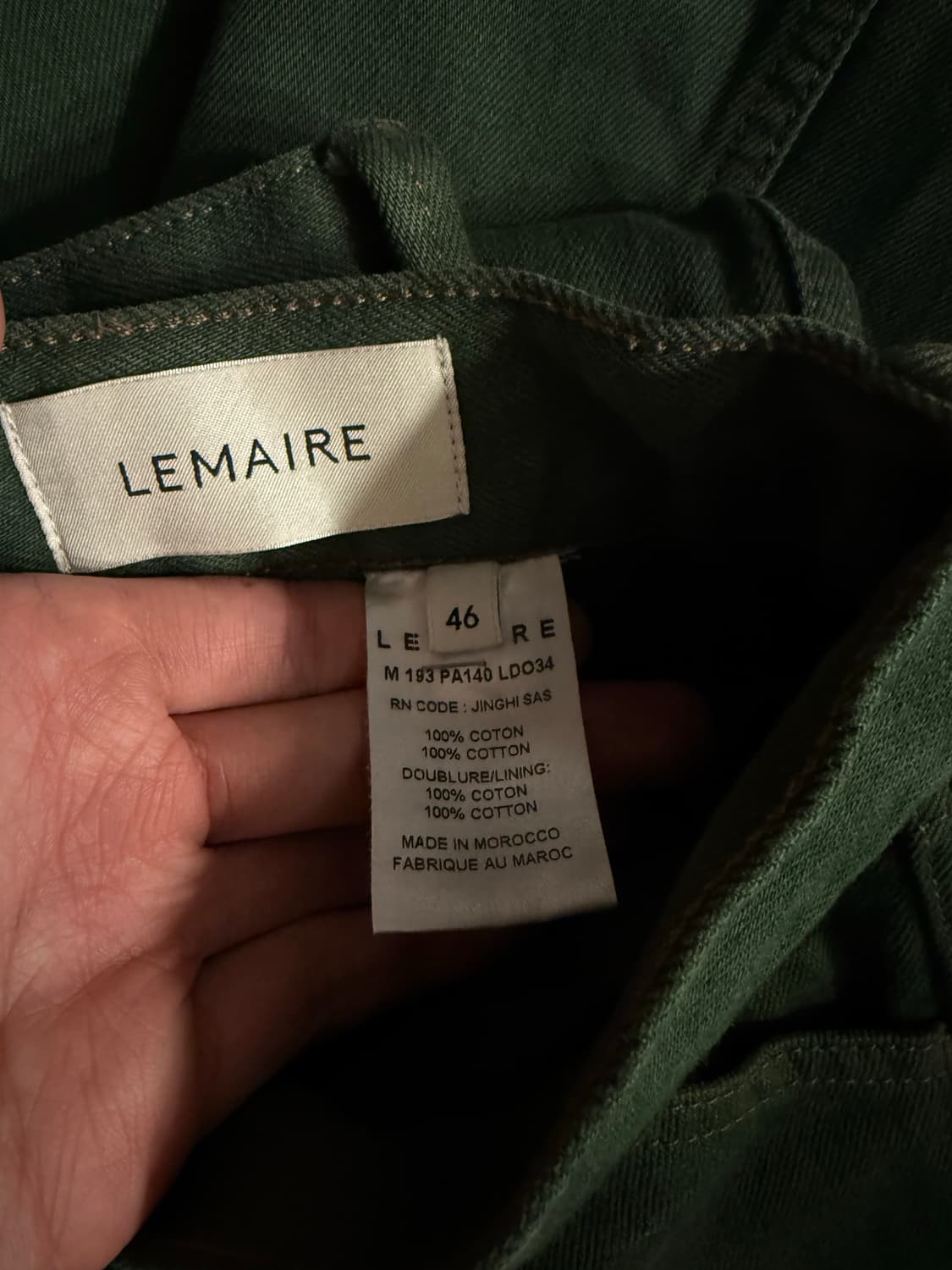 르메르 그린셋업/46 상품이미지5