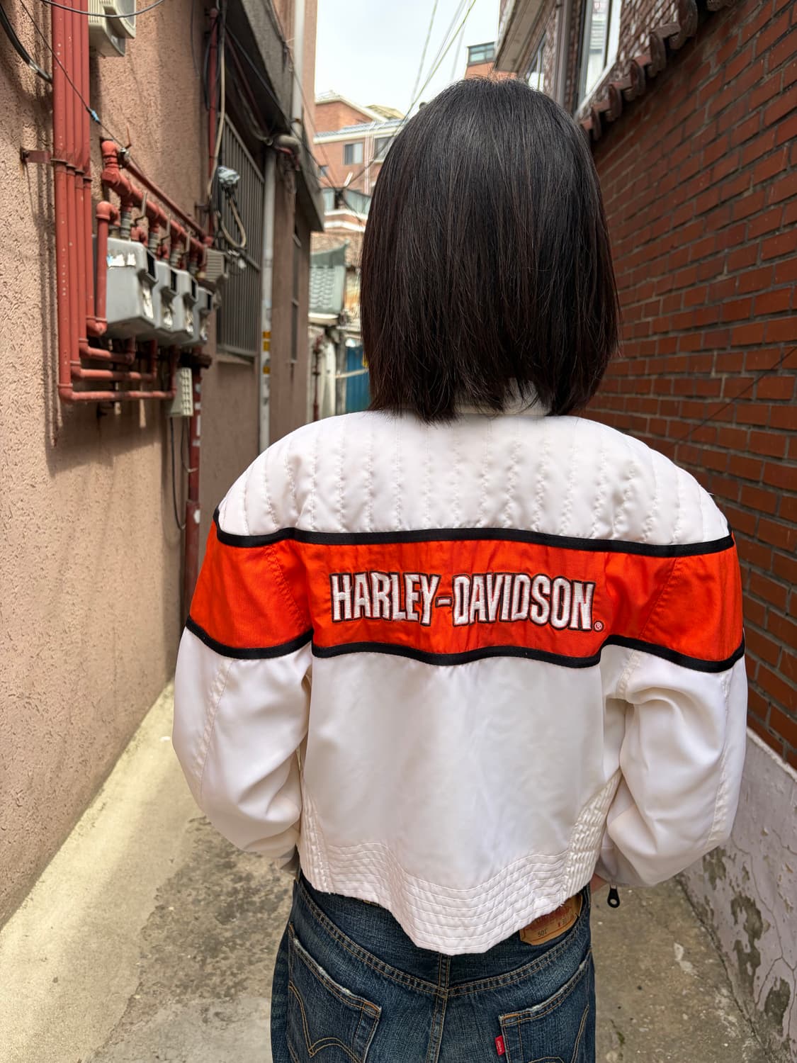 Harley-Davidson 레이싱 바이커 자켓 상품이미지3