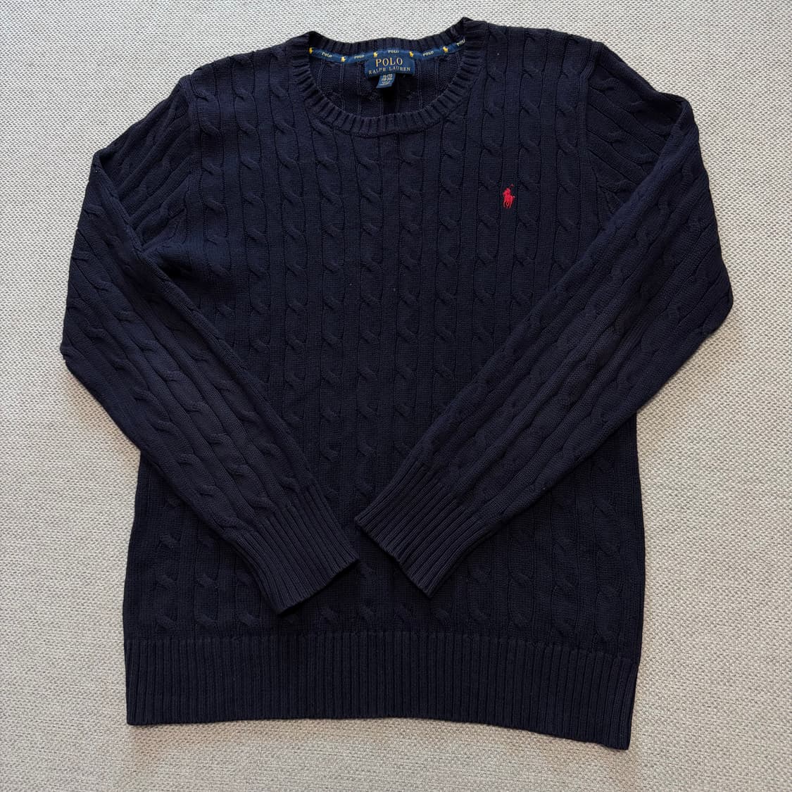 폴로 랄프로렌 라운드 케이블 니트 상품이미지1