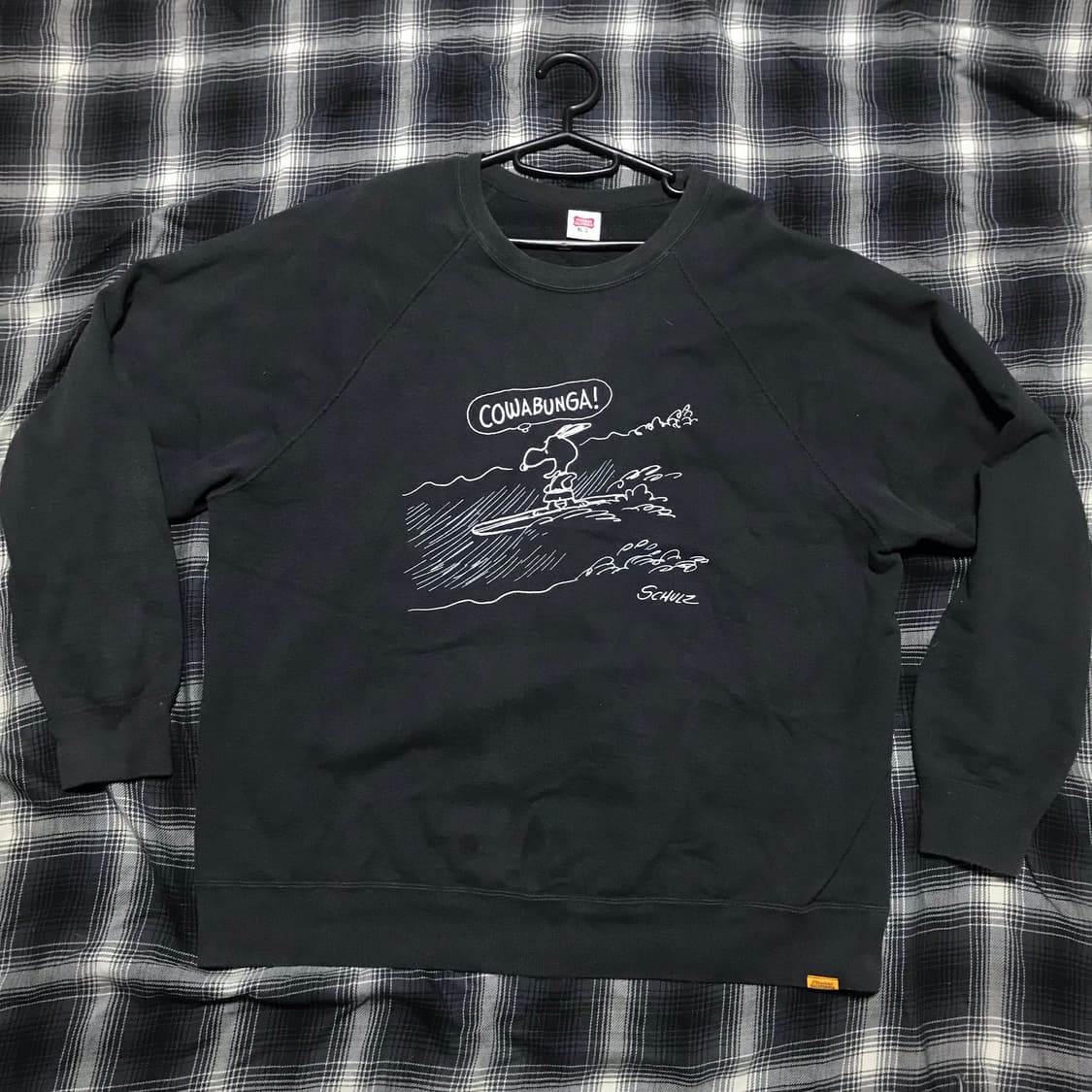 재팬 스탠다드 캘리포니아 x 피너츠 워시드 그레이 스웻 xl 상품이미지2