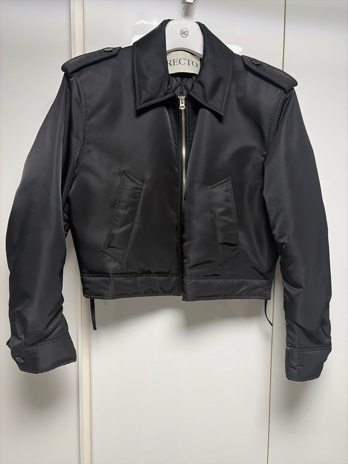 렉토 톨루즈 나일론 봄버 자켓 블랙  S사이즈 팝니다 상품이미지1