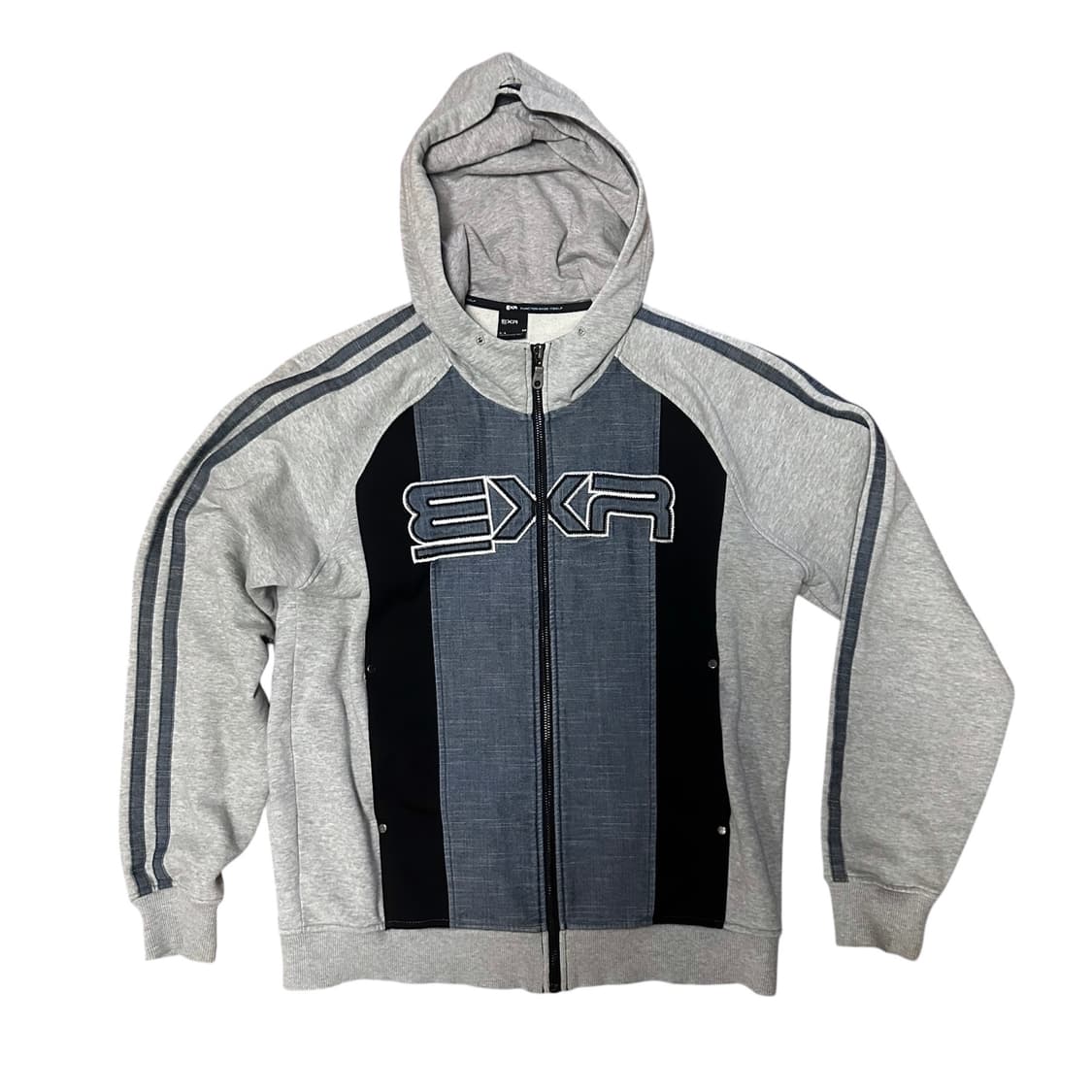 EXR y2k 대장 데님 후드집업 상품이미지1