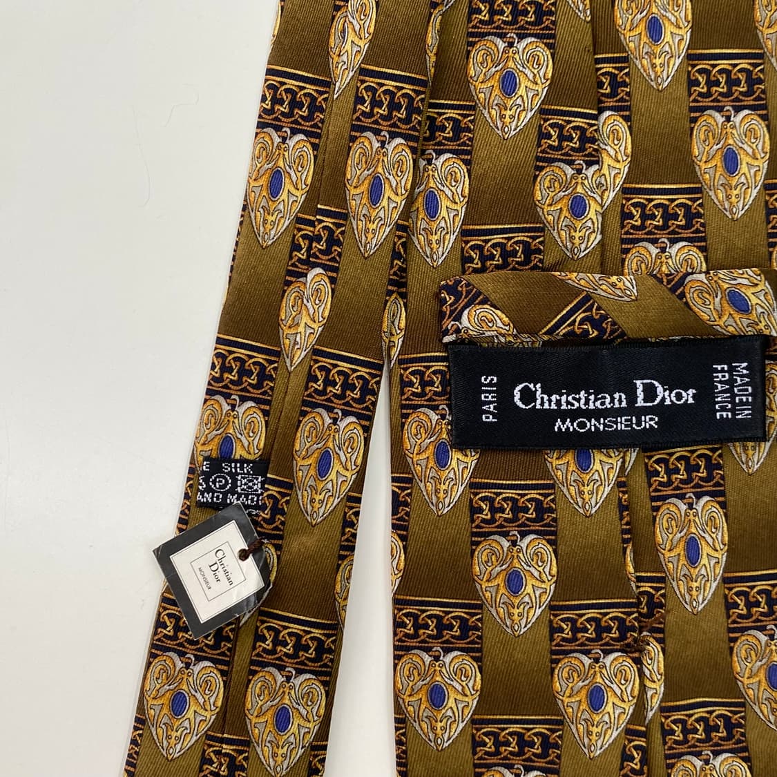 택달린 미사용품 크리스찬 디올(Dior) 명품 정품넥타이 상품이미지5