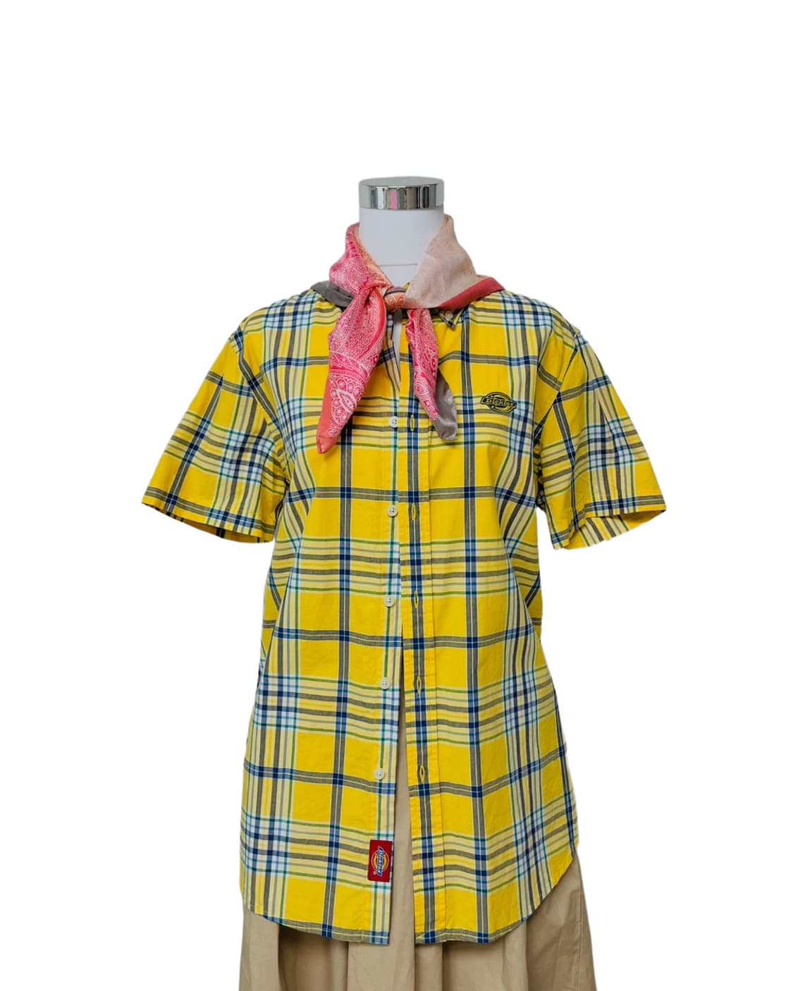 Dickies yellow check shirt 상품이미지8