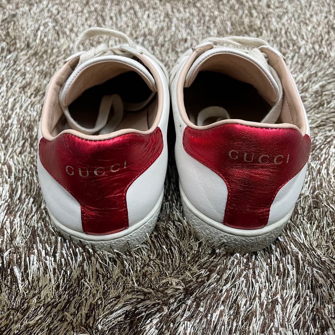 구찌 Gucci 에이스 밴딩 스니커즈 36.5 상품이미지4