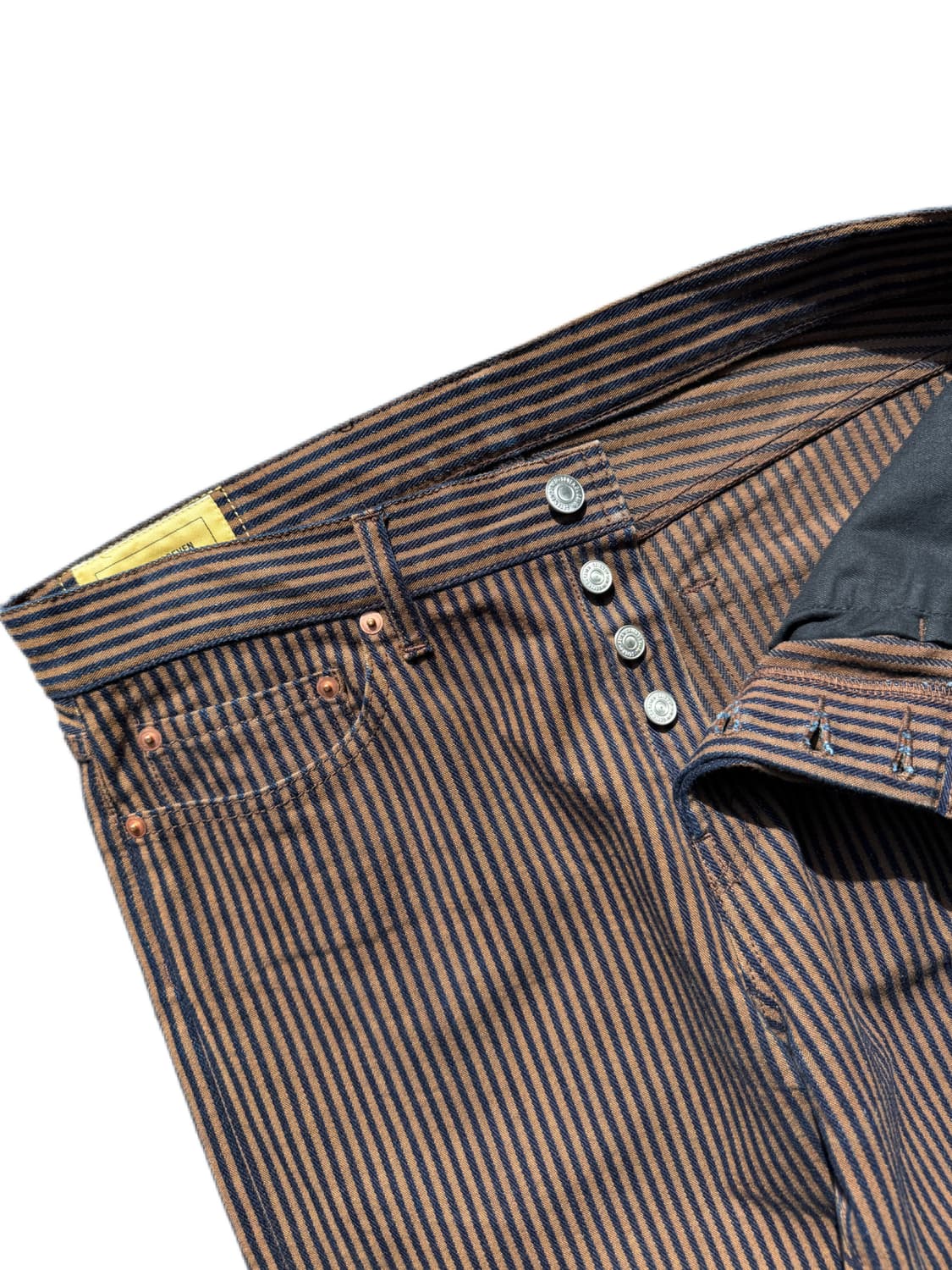 세븐바이세븐 스트라이프 팬츠 34in 상품이미지3