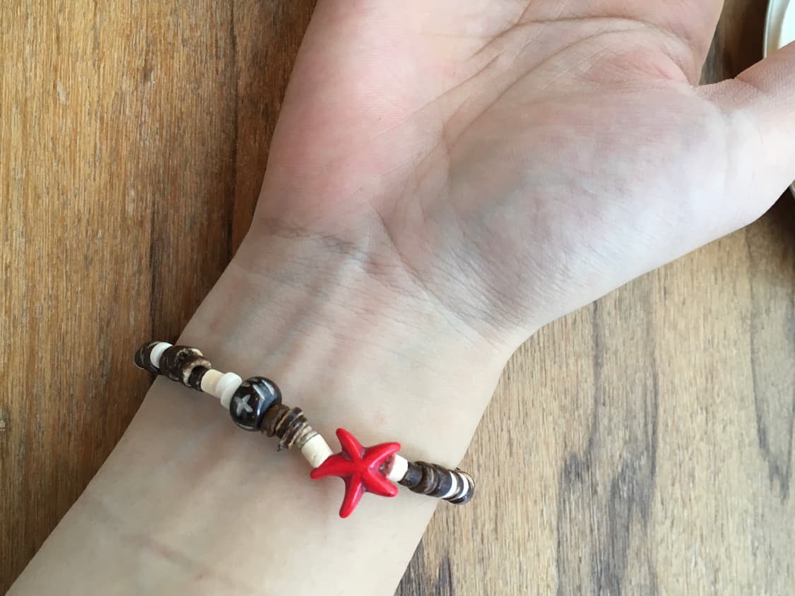 wood starfish bracelet 상품이미지4