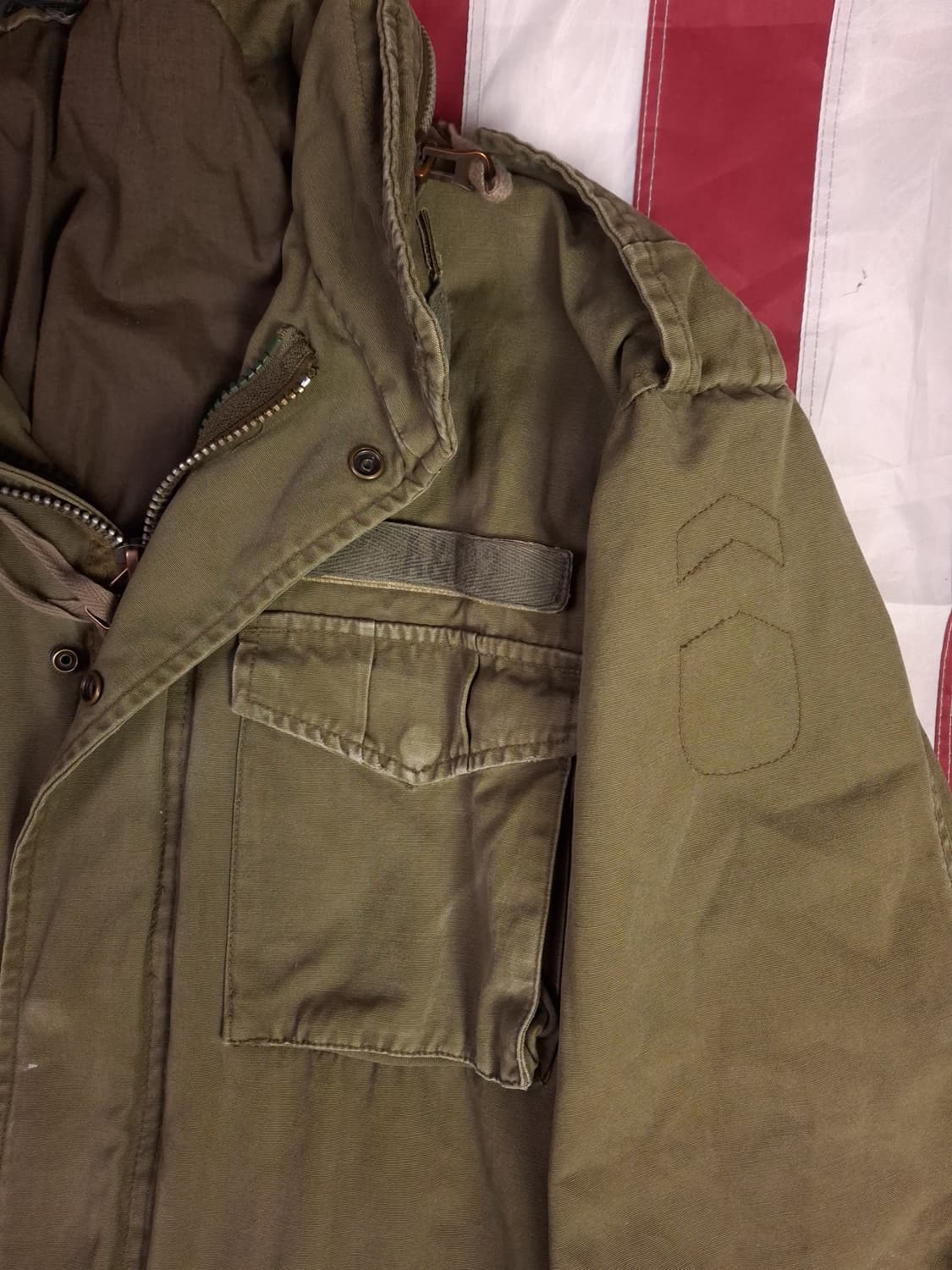 오리지날 아베크롬비 밀리터리 M-65 필드야상 상품이미지7