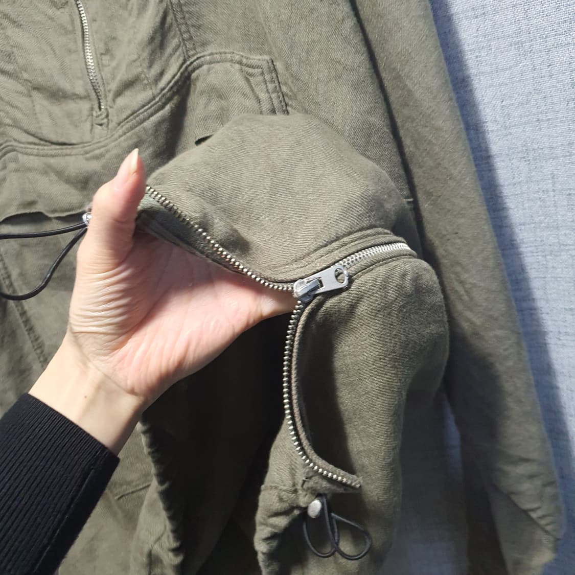 자라 린넨 아노락 바람막이  상품이미지5