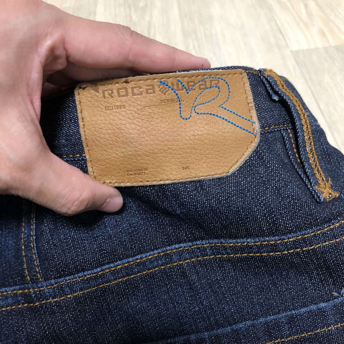 (36) 새상품 로카웨어 ROCAWEAR 배기핏 힙합 데님 팬츠 로카웨어 상품이미지7