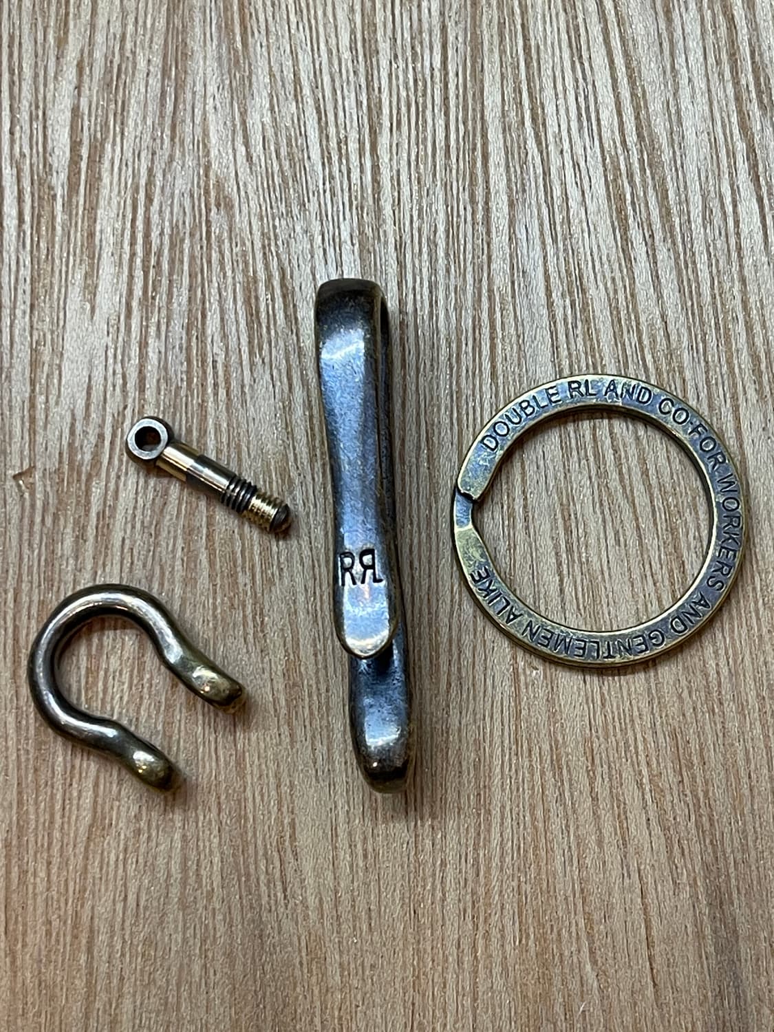 RRL Vintage brass keyring 상품이미지4