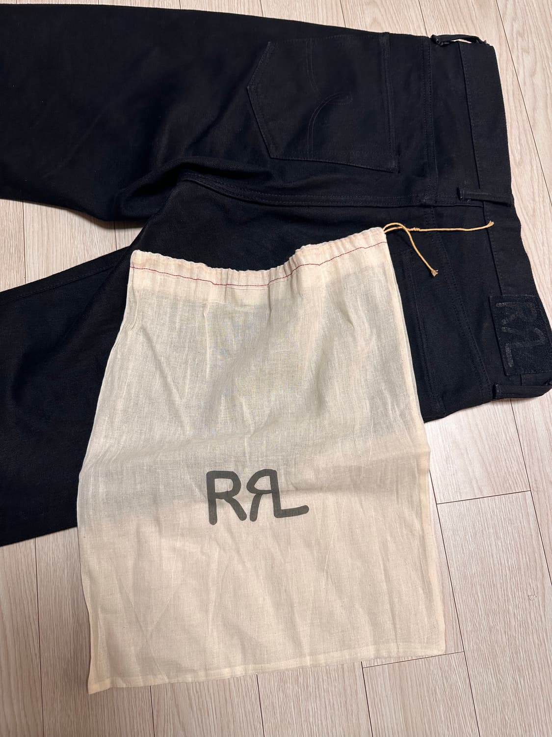 rrl 빈파포 블랙온블랙 블온블 30/30 상품이미지7