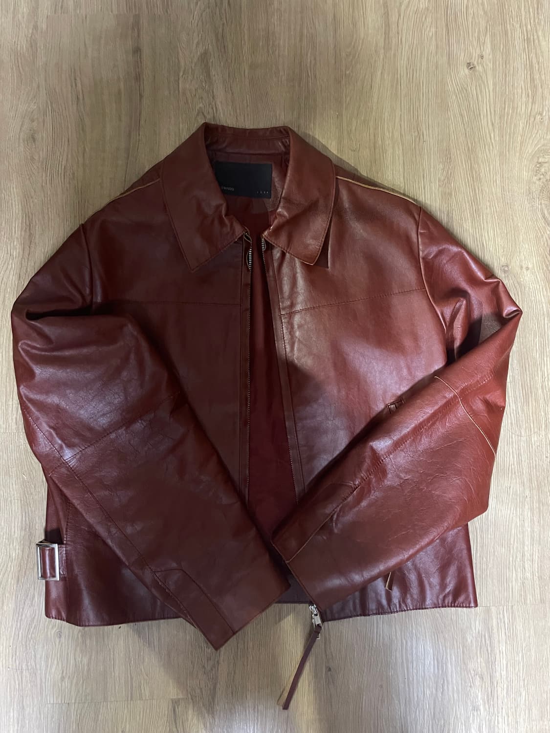 르마드 소가죽 레더 자켓 상품이미지3