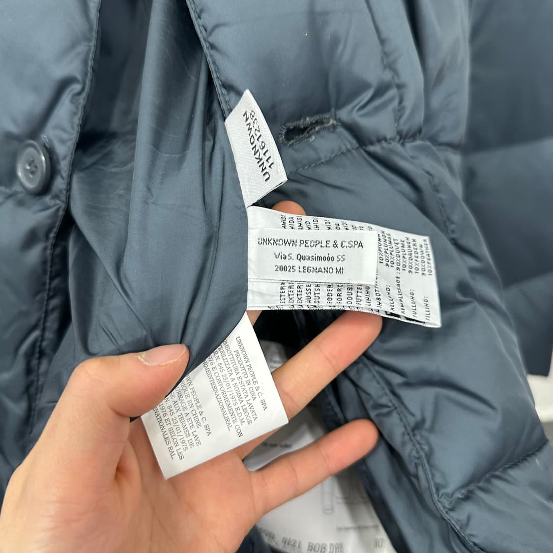 언노운 패디드 자켓 상품이미지6