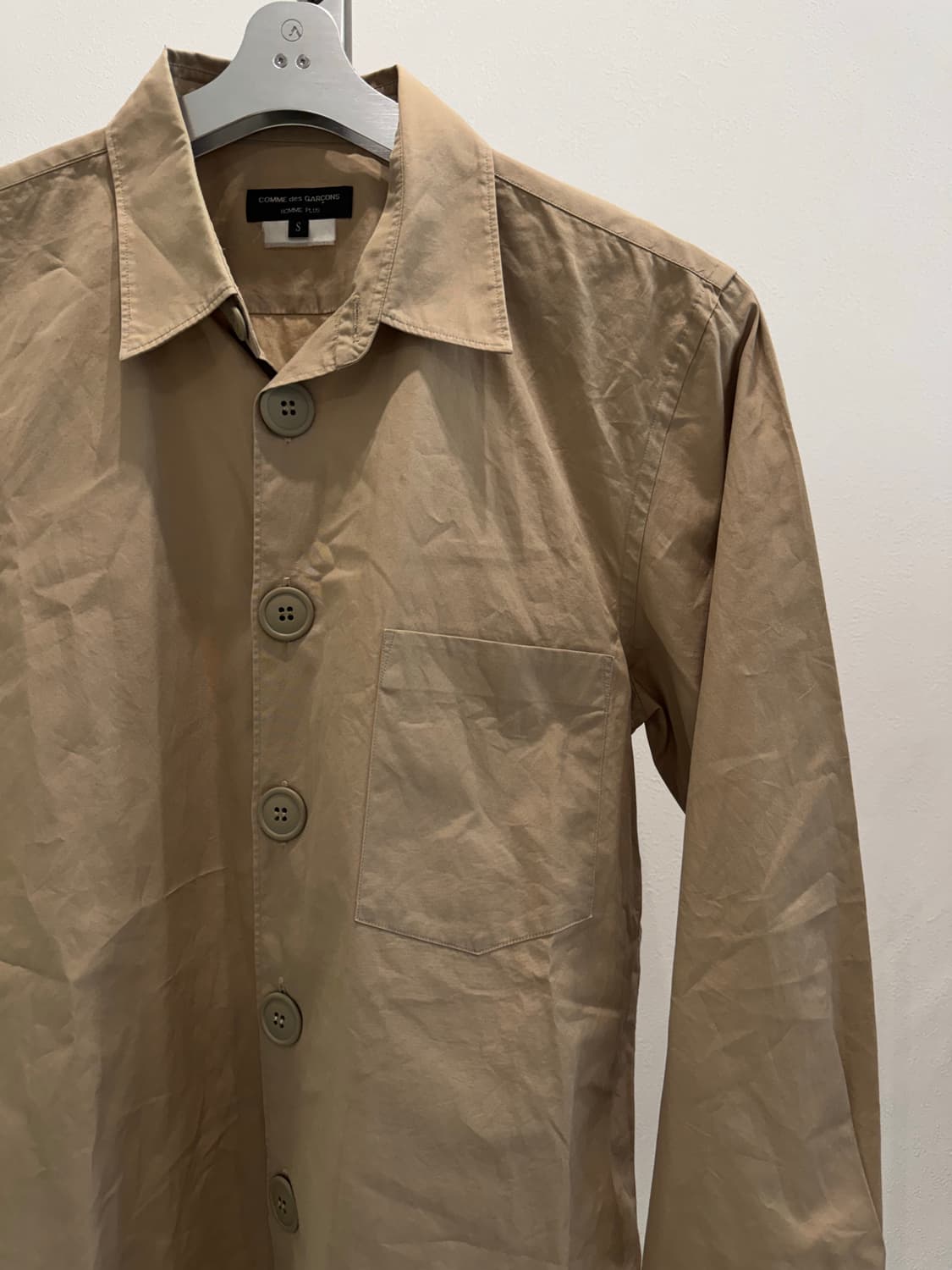 꼼데가르송 옴므 플러스 빅버튼 버튼업 셔츠 상품이미지2