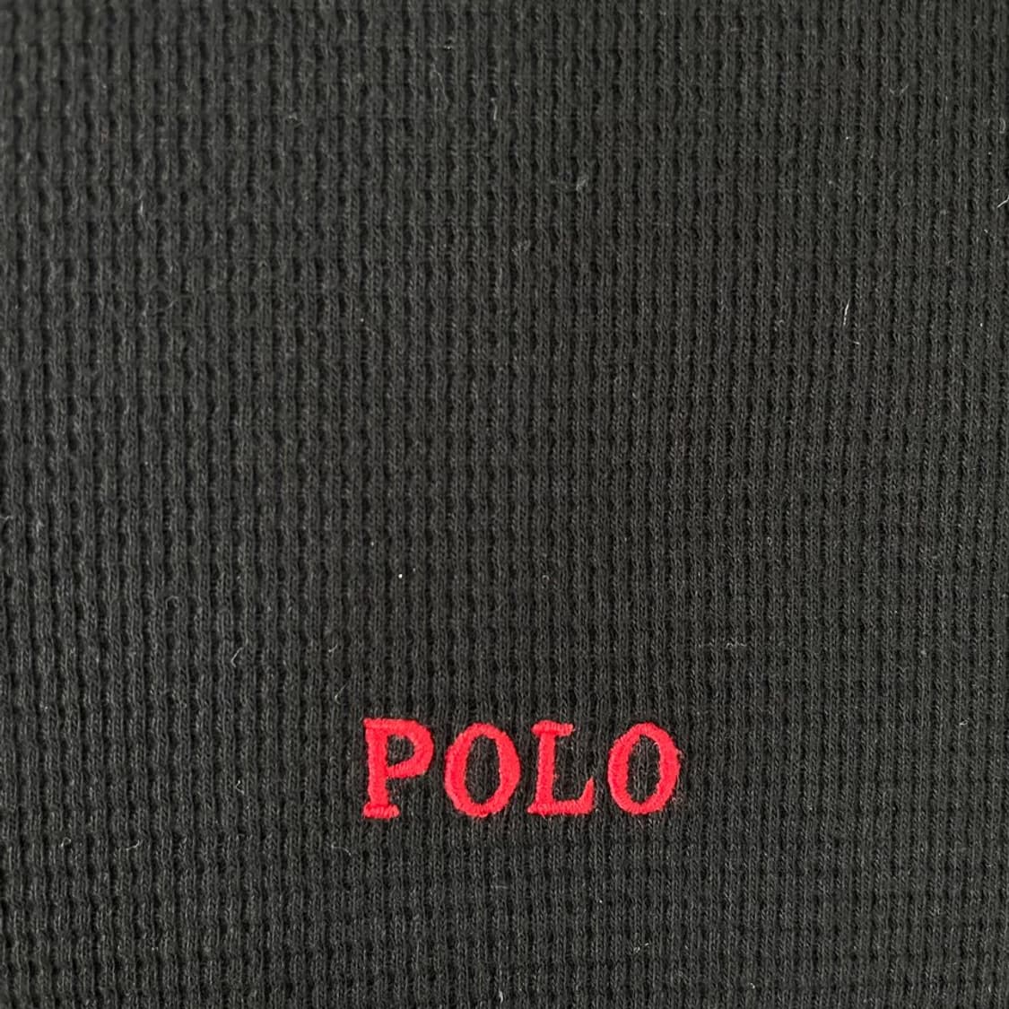 L 폴로 롱슬리브 니트 블랙 상품이미지5