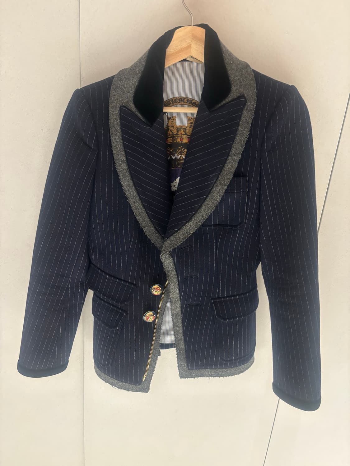 07aw 발렌시아가 테일러드 재킷 상품이미지1