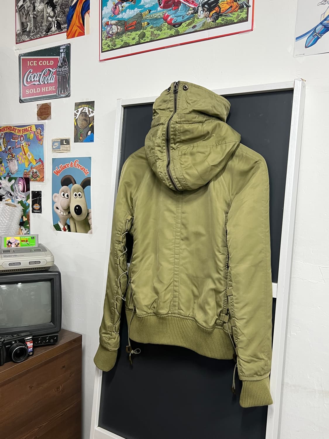 Avirex 아비렉스 N2B 플라이트 하이넥 후드 자켓 상품이미지10