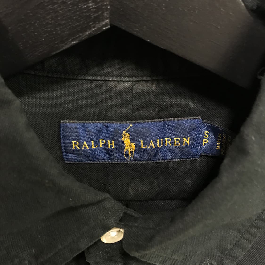 폴로 랄프로렌 블랙 셔츠 S 상품이미지5