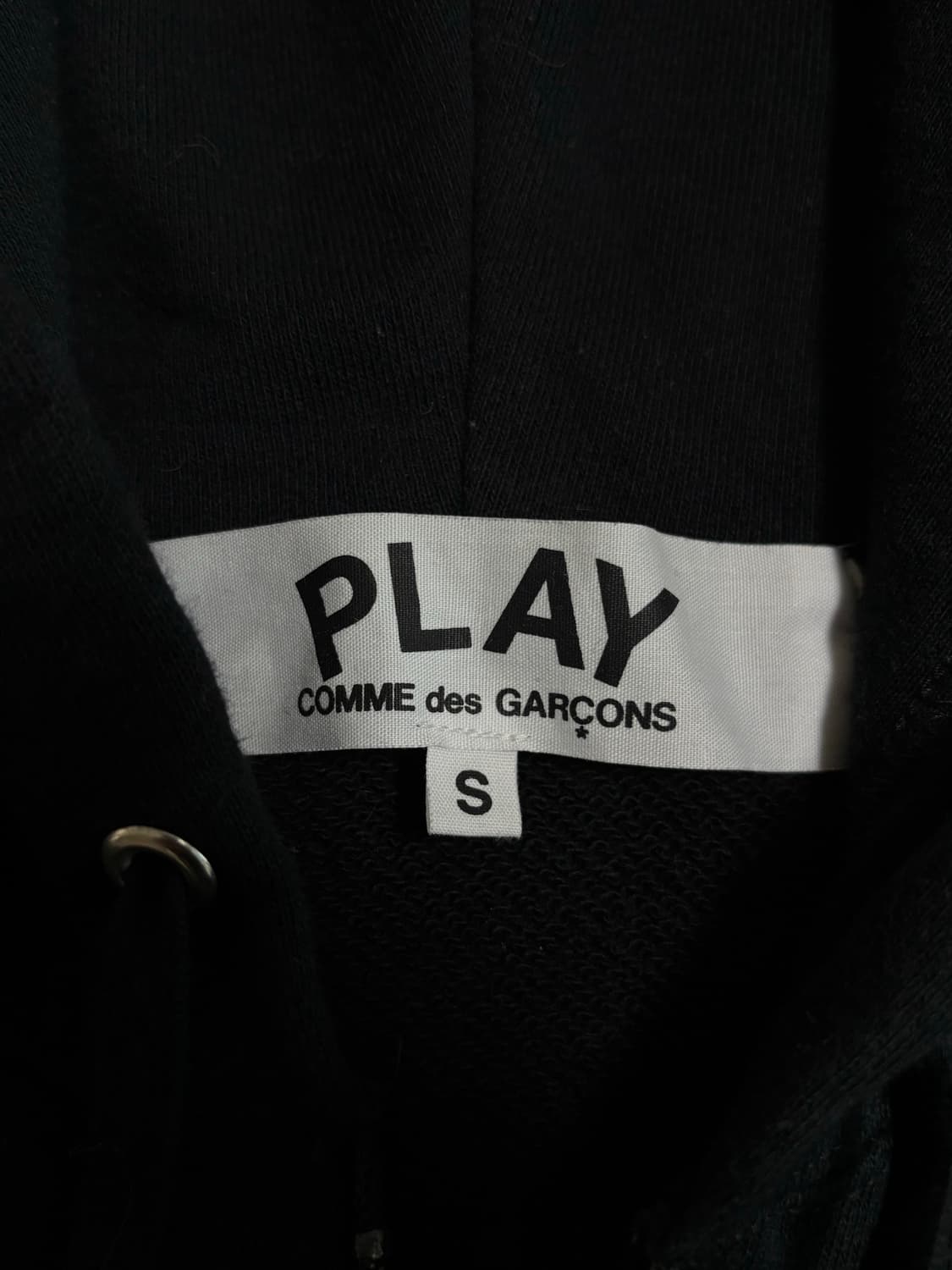 꼼데가르송 더블 하트 후드집업 상품이미지4