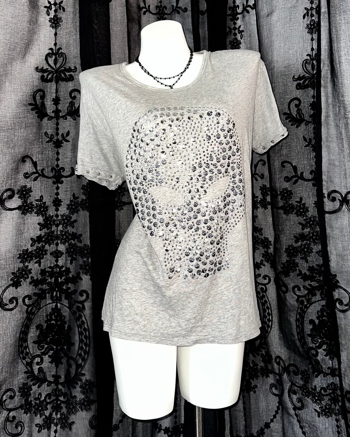 Skull parts Dolman sleeve 상품이미지1