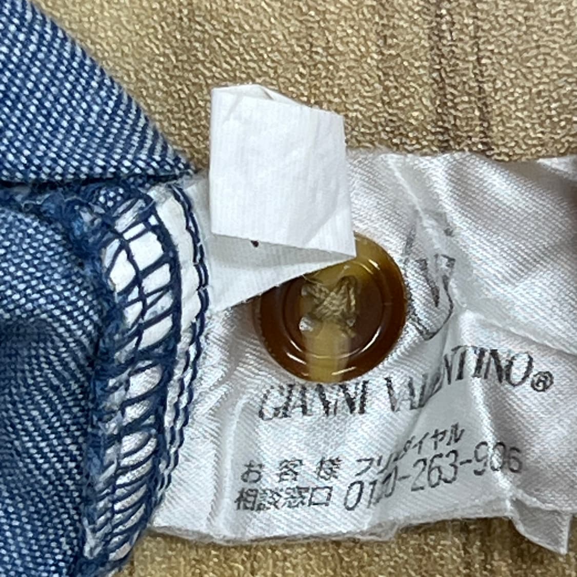 지아니 발렌티노 투포켓 데님 셔츠 L 상품이미지9