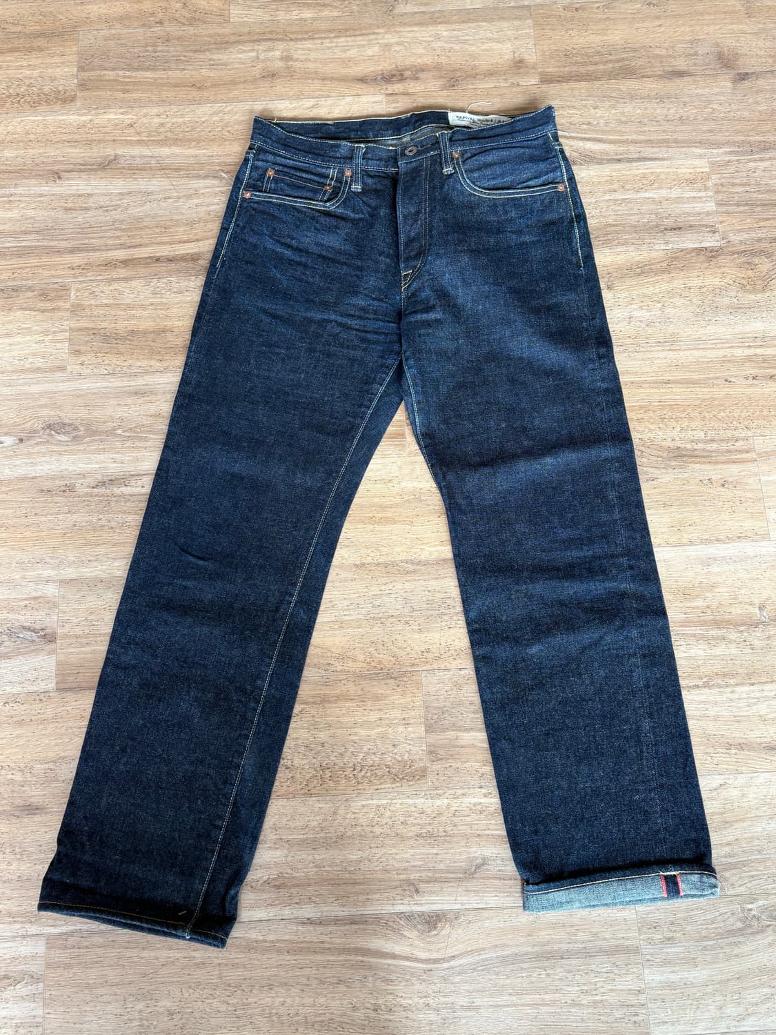 [32] 캐피탈 몽키 시스코 데님 오렌지 셀비지 상품이미지3