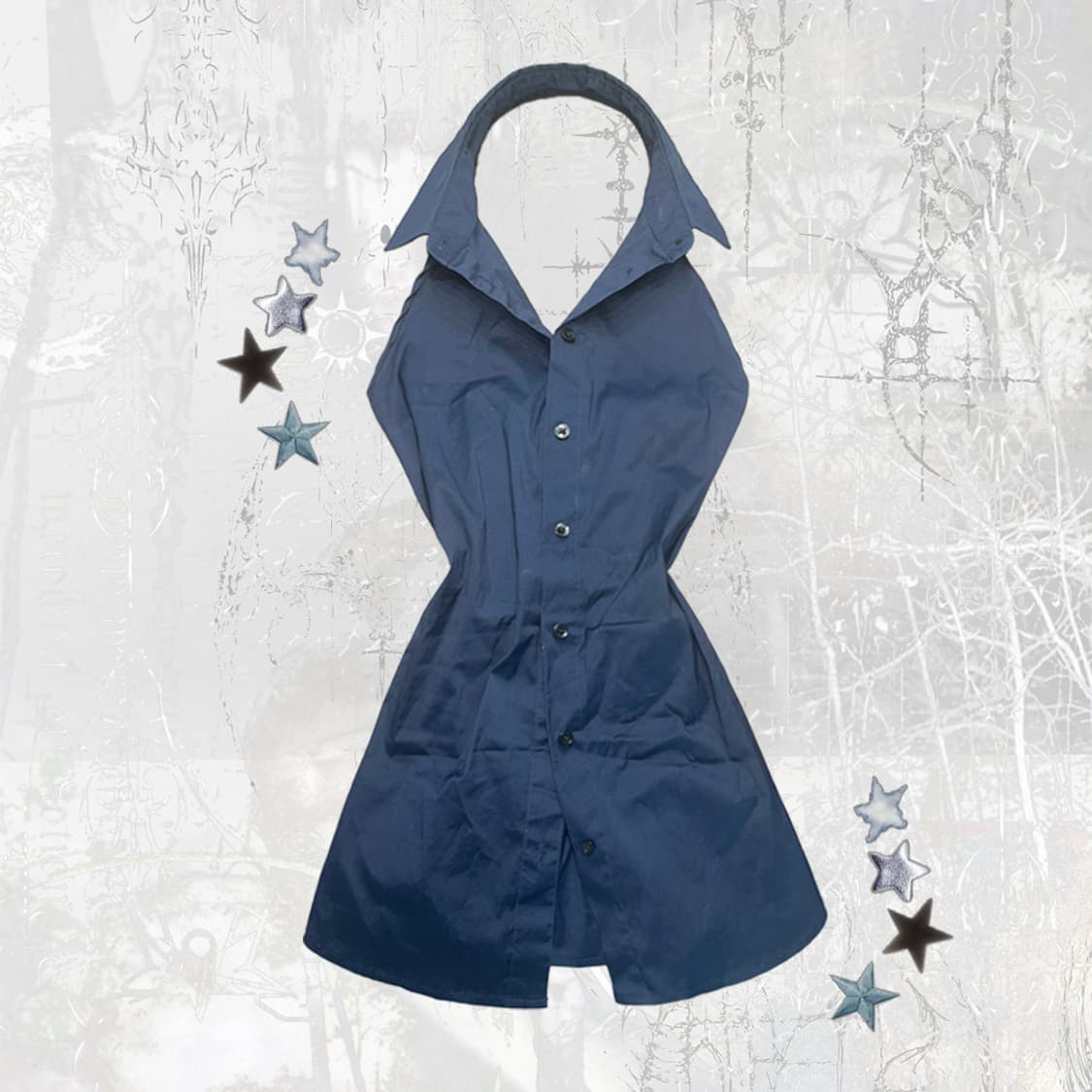 Navy Halter Top (홀터탑) 상품이미지1