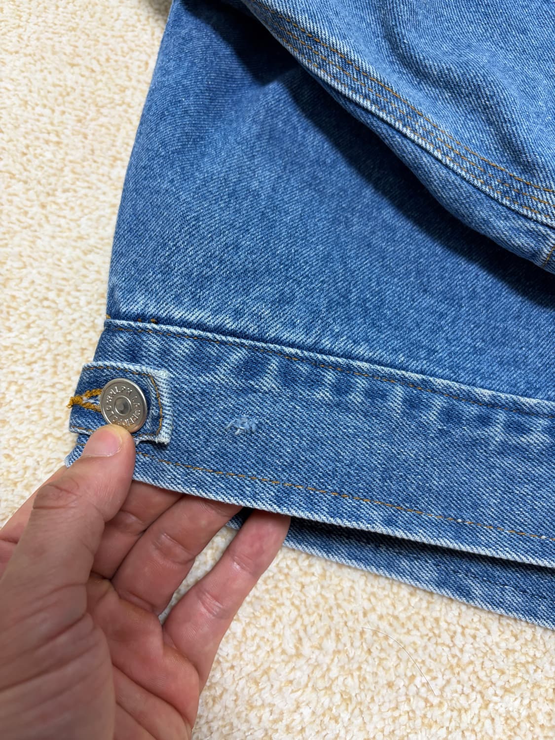 105-110) 폴로 랄프로렌 덩가리 데님 자켓 Made in USA 상품이미지10