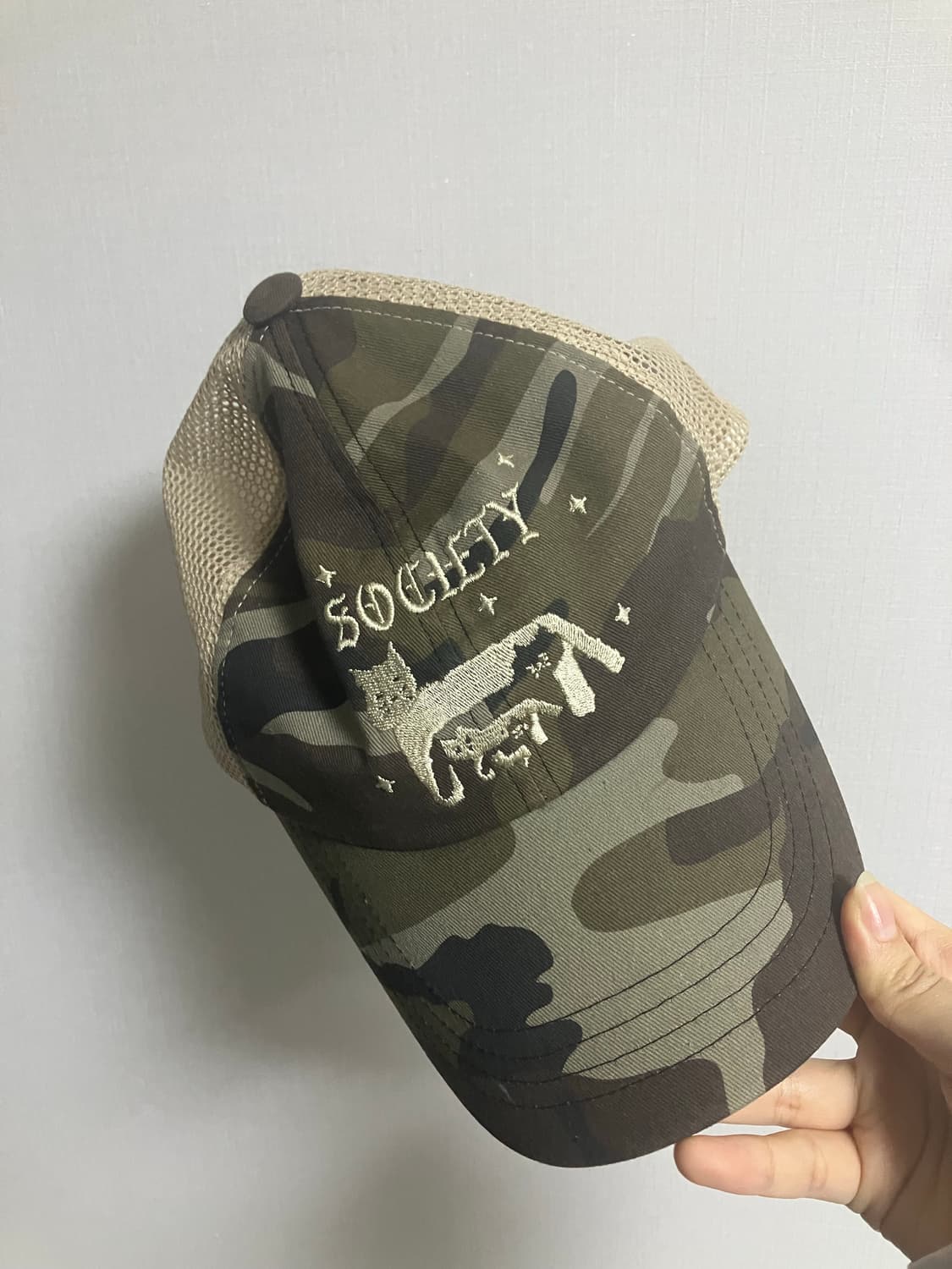 바우프 카모 캣 모자 상품이미지1