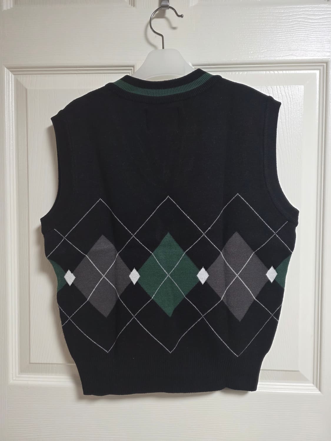 marje 마르제 아가일 니트 베스트 상품이미지3