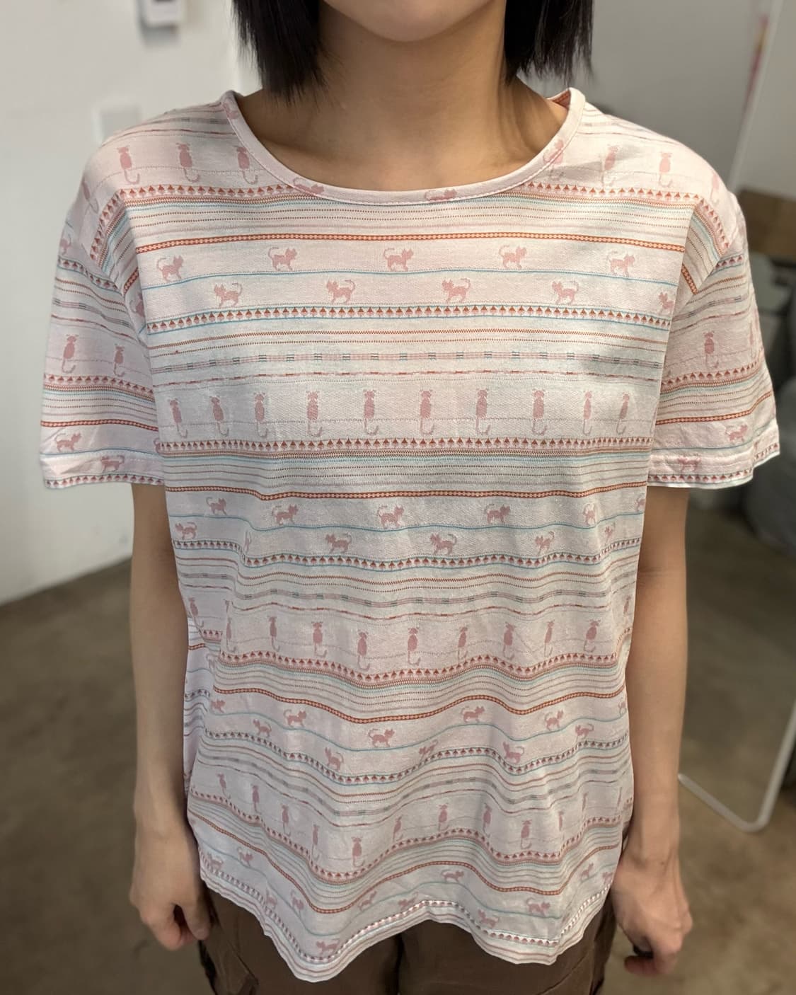 kitty pattern tee 상품이미지3