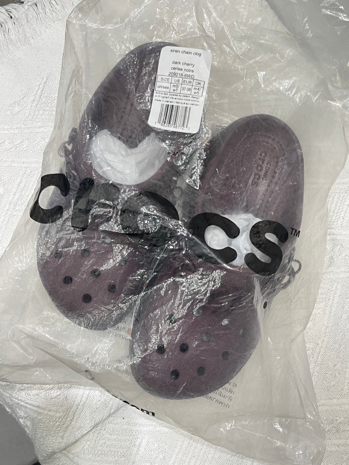 크록스 ) 크록스 사이렌 클로그 / 다크체리/ 버건디  상품이미지3