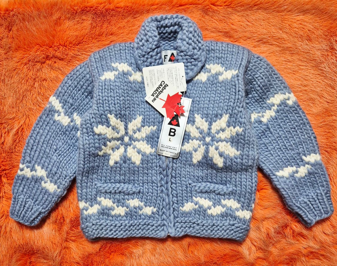 FAB 캐나다 토끼 패턴 코위찬 키즈120 새상품 상품이미지3