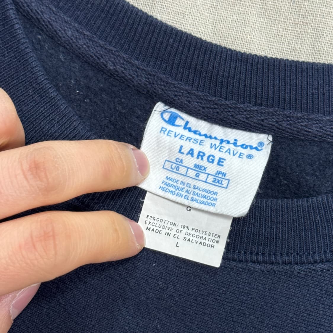 챔피온 리버스위브 노스캐롤라이나 스웻 맨투맨 L 상품이미지4