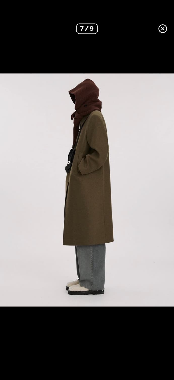 렉토 카키 하이랜드 코트 M 상품이미지2