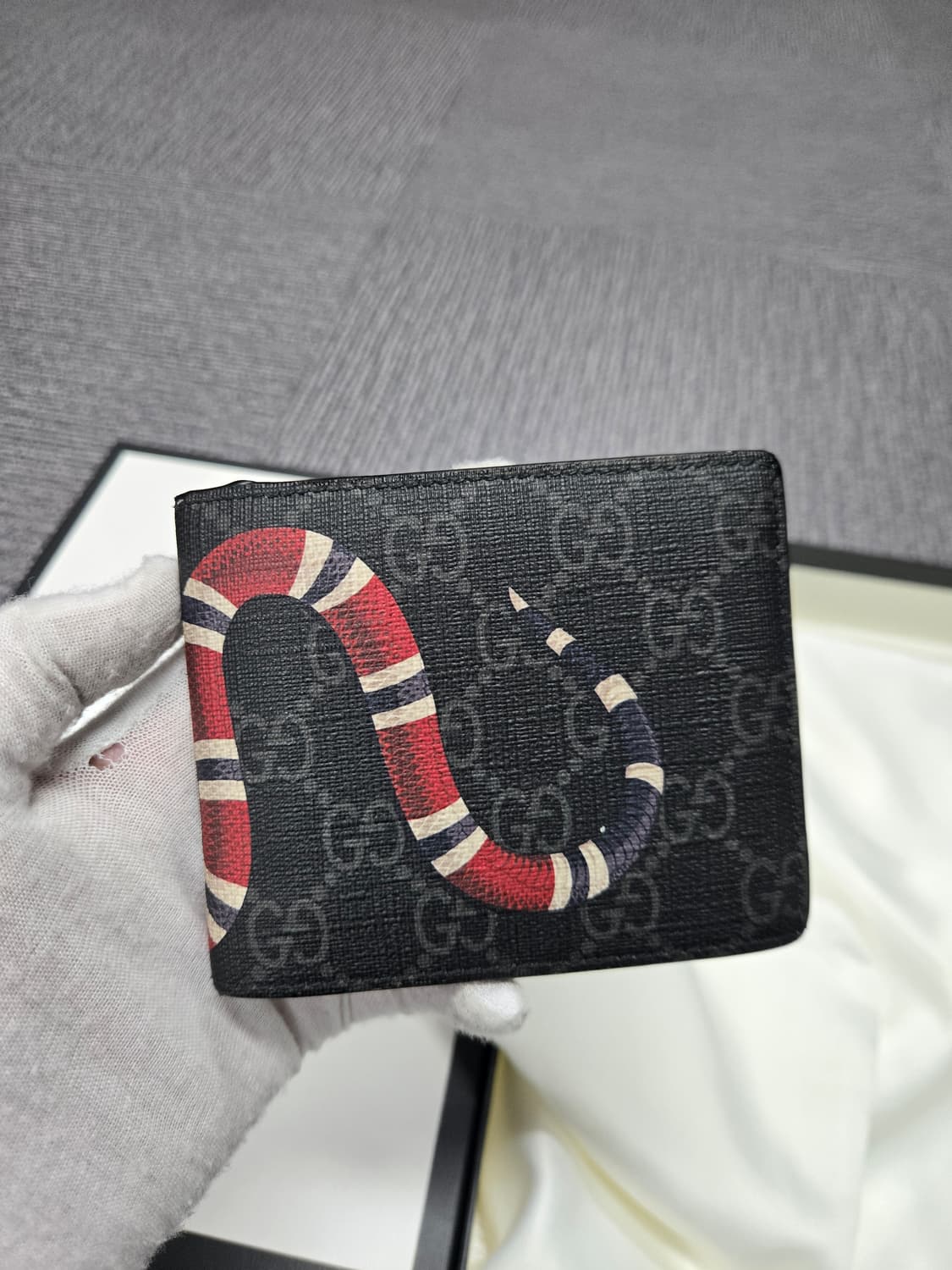 [특가][정품] 구찌 킹스네이크 반지갑 상품이미지2