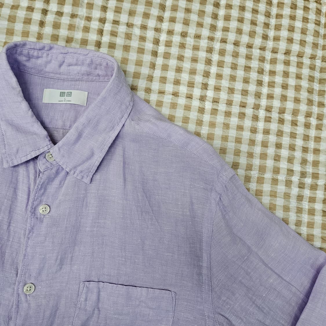 유니클로 마100 긴소매 셔츠 남자100 상품이미지3