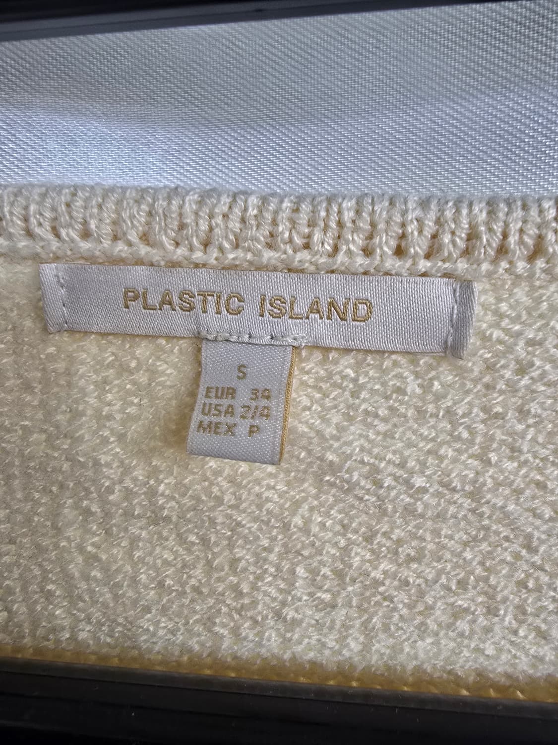 플라스틱아일랜드 랩 가디건 아이보리 (1842) 상품이미지3