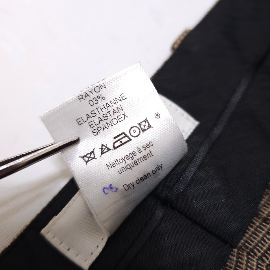 셀린느 울 체크 슬랙스 팬츠 상품이미지4