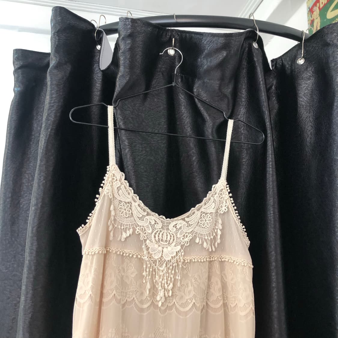 Vintage 💿 coward beige lace s 상품이미지4