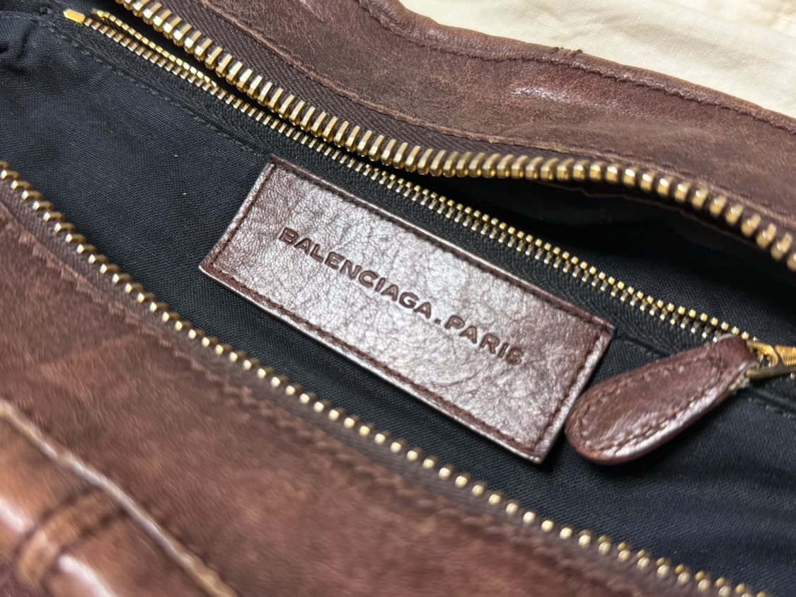 발렌시아가 모터백 라지 브라운 상품이미지9