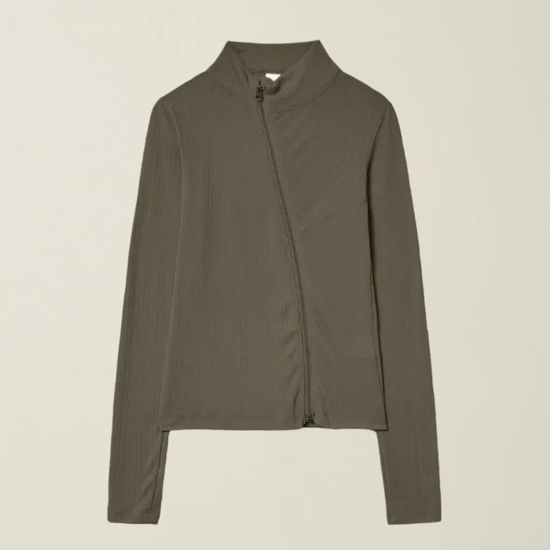 [새상품] EE 집업 카키 S 상품이미지1