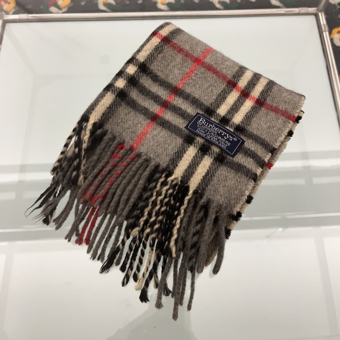 버버리 모던시크 캐주얼 캐시미어 노바체크 목도리 C08197 상품이미지3