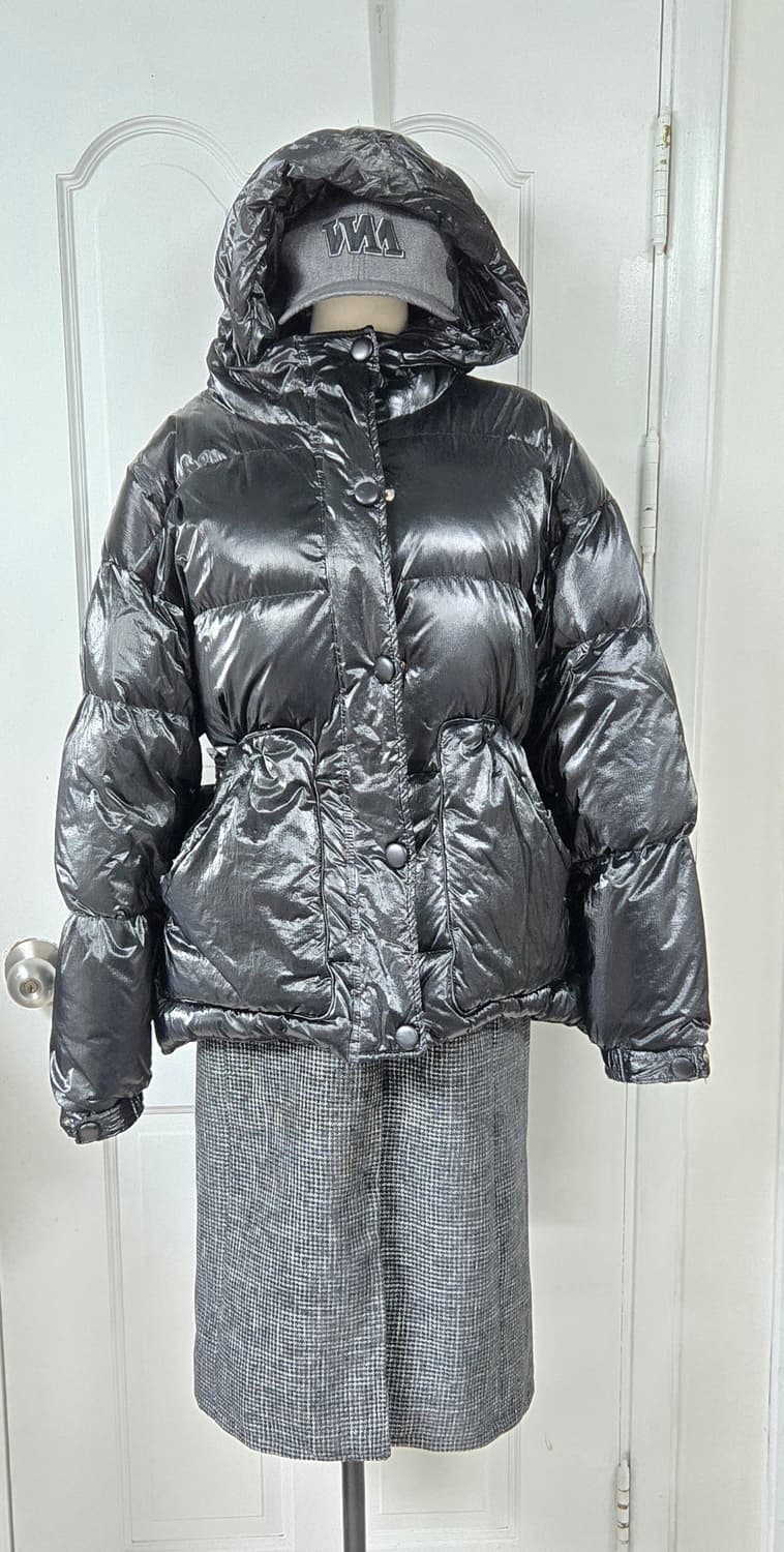 탑드레싱 유광 패딩 상품이미지1