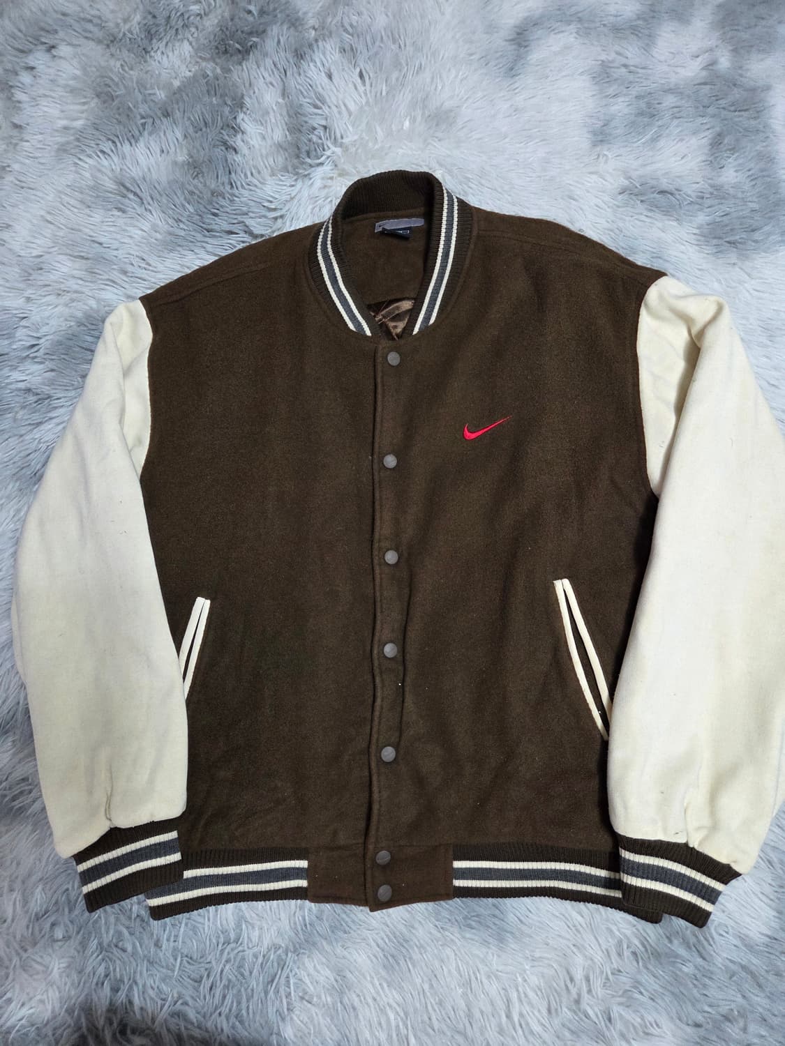 90s 나이키 빈티지 울 바시티 자켓 올드스쿨 XL 상품이미지1