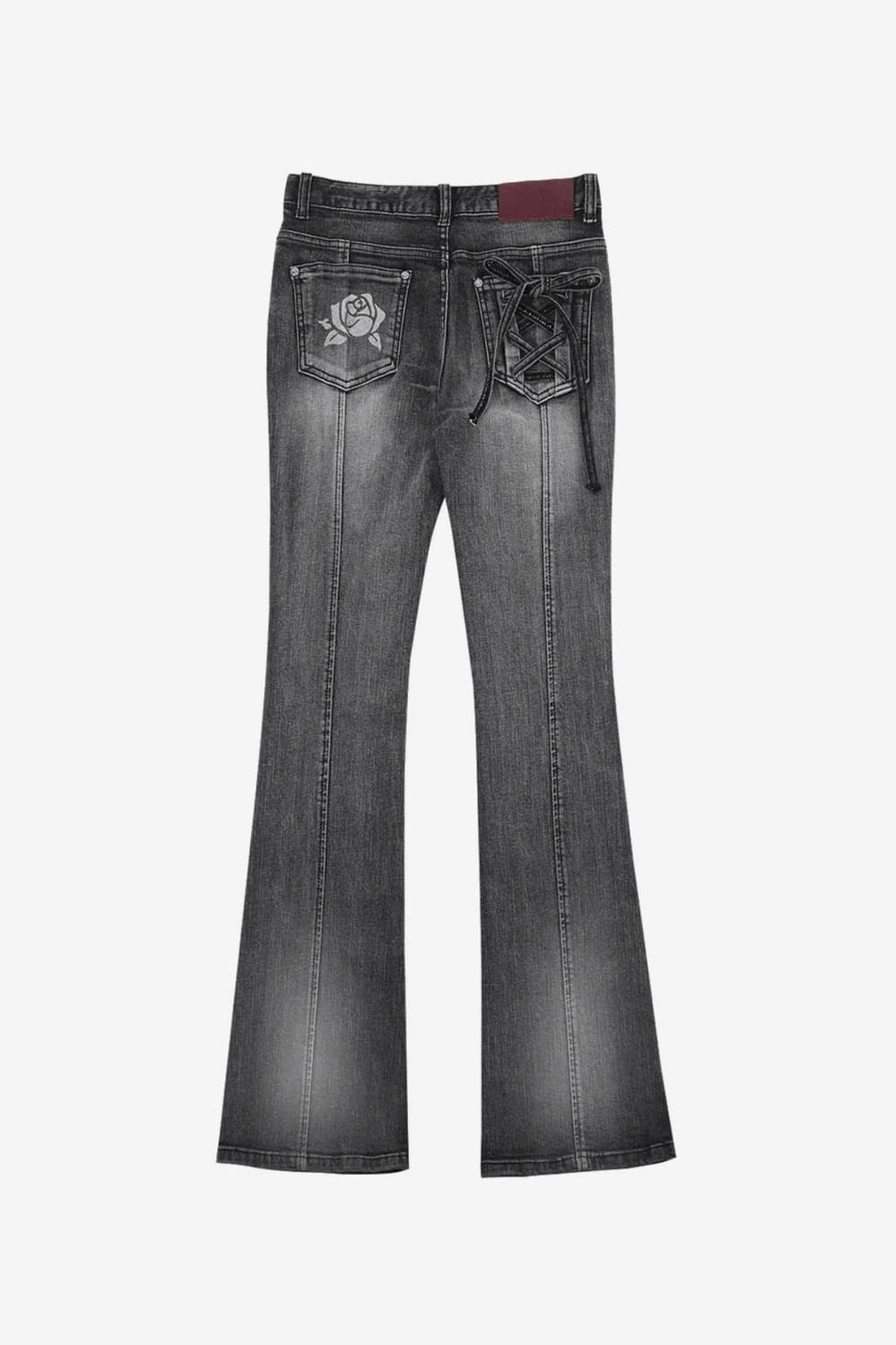 달링유어배드 부츠컷 바지 블랙 상품이미지2