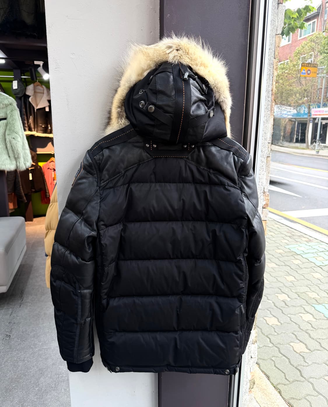 S/ 파라점퍼스 스페셜에디션 고트레더 리얼퍼 패딩점퍼 상품이미지7